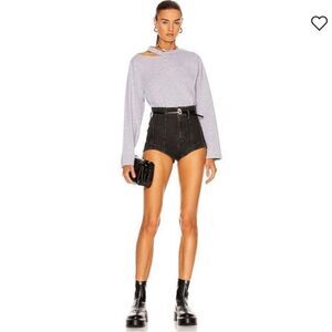 Marissa Webb Tate Long Cut Out Long Sleeve Top